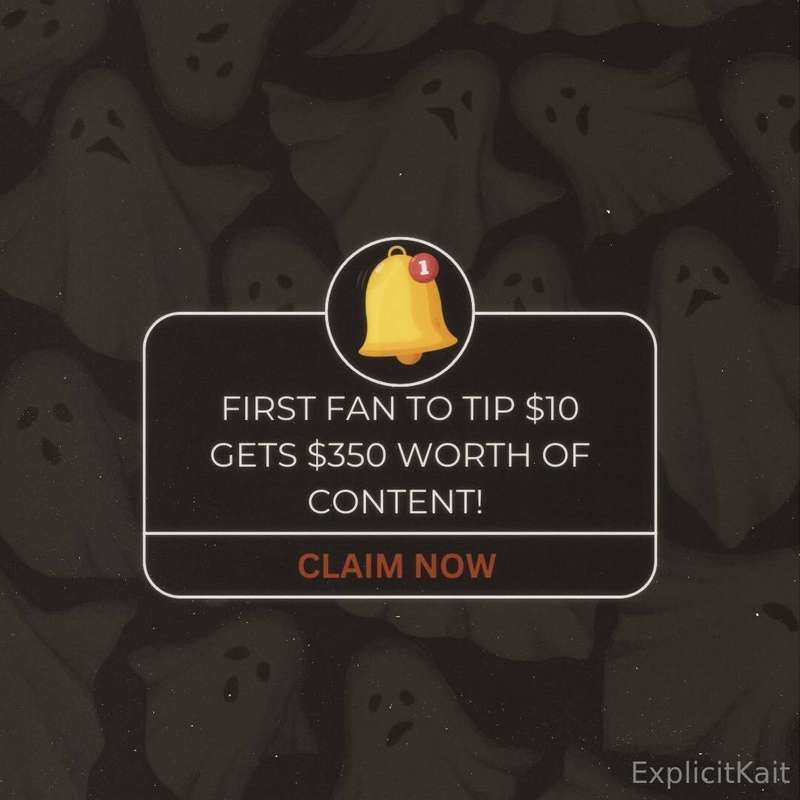 HAPPY HALLOWEEN 👻𝗙𝗜𝗥𝗦𝗧 𝗙𝗔𝗡 𝗧𝗢 𝗧𝗜𝗣 $𝟭𝟬 𝗪𝗜𝗟𝗟 𝗥𝗘𝗖𝗘𝗜𝗩𝗘 $𝟯𝟱𝟬 𝗪𝗢𝗥𝗧..