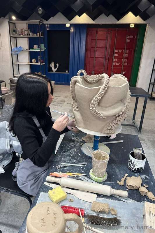 Lately I have really enjoyed clay modeling , very addictive ..