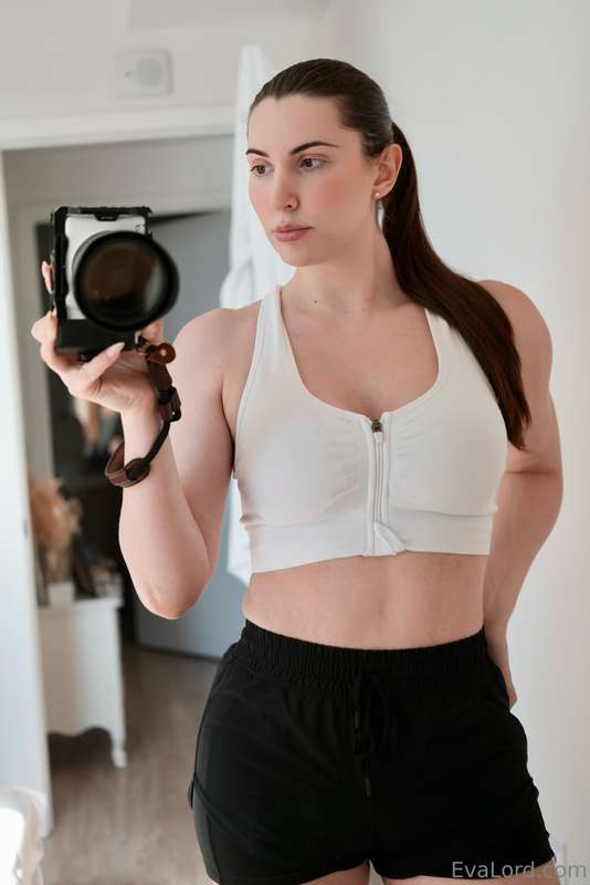 Would you let me be your personal trainer? I promise to stre..