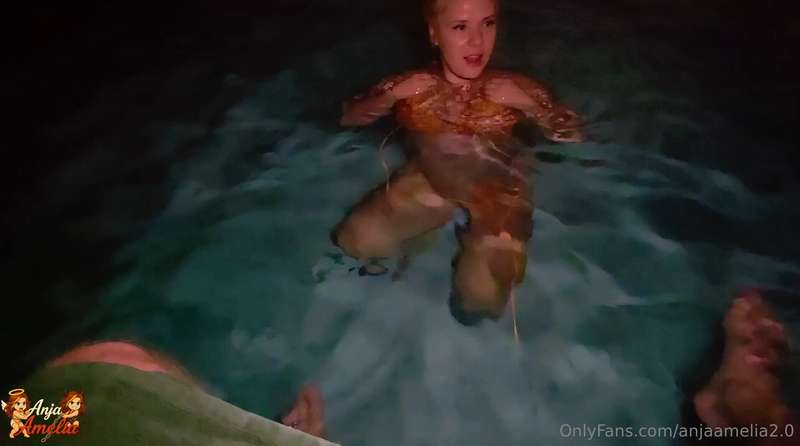 Private Holiday Fuck – Poolside Blowjob to Cumshot on My Fac..