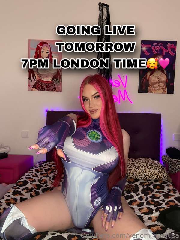 GOING LIVE TOMORROW 7 PM LONDON TIME🩷