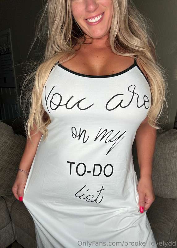 Can I be on your to-do list?