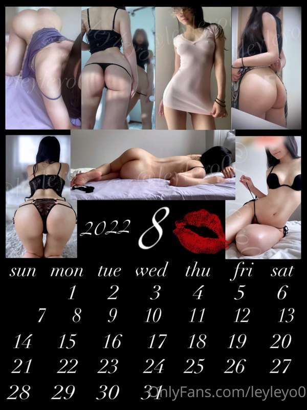🗓8月のカレンダーどうぞ🤍
先月の投稿から少し間があいちゃってごめんね💦今月もまたよろしくです✨✨