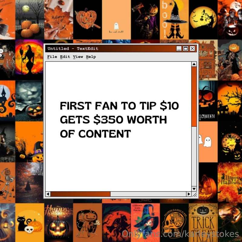  FIRST FAN ONLY ‼️🎃🦇