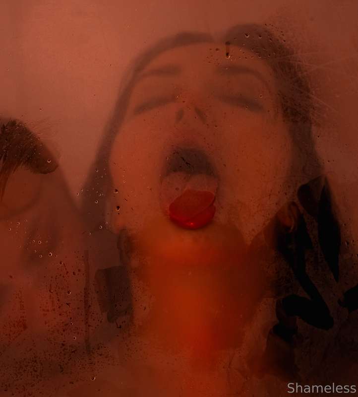 Steam so thick I couldn’t tell if it was the hot water… or @..