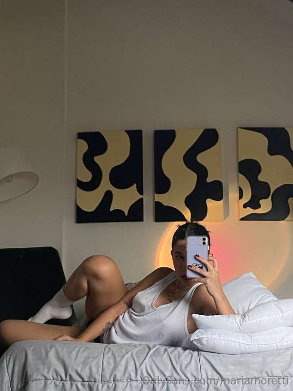 Hot girls sleep naked... but with furry socks. 💤🔥🧦😉