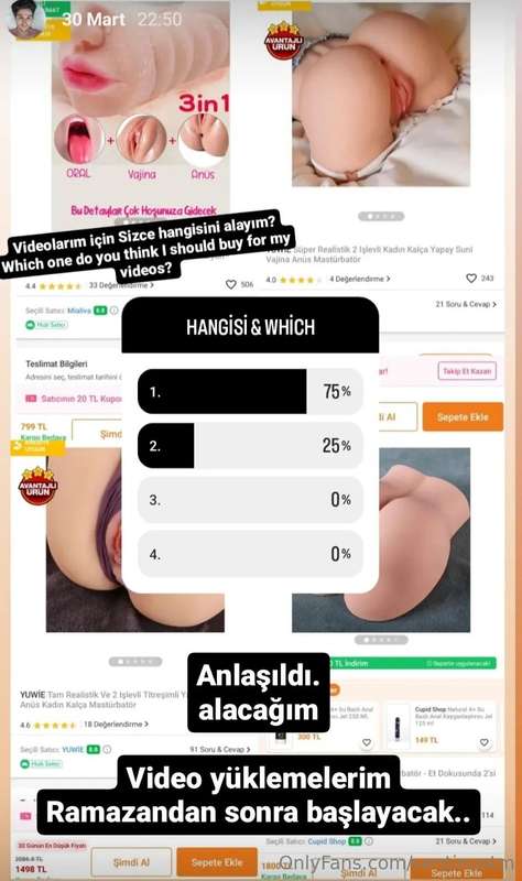 İnstagram üzerinden yaptığım ankete göre 1. Galip geldi. Onl..