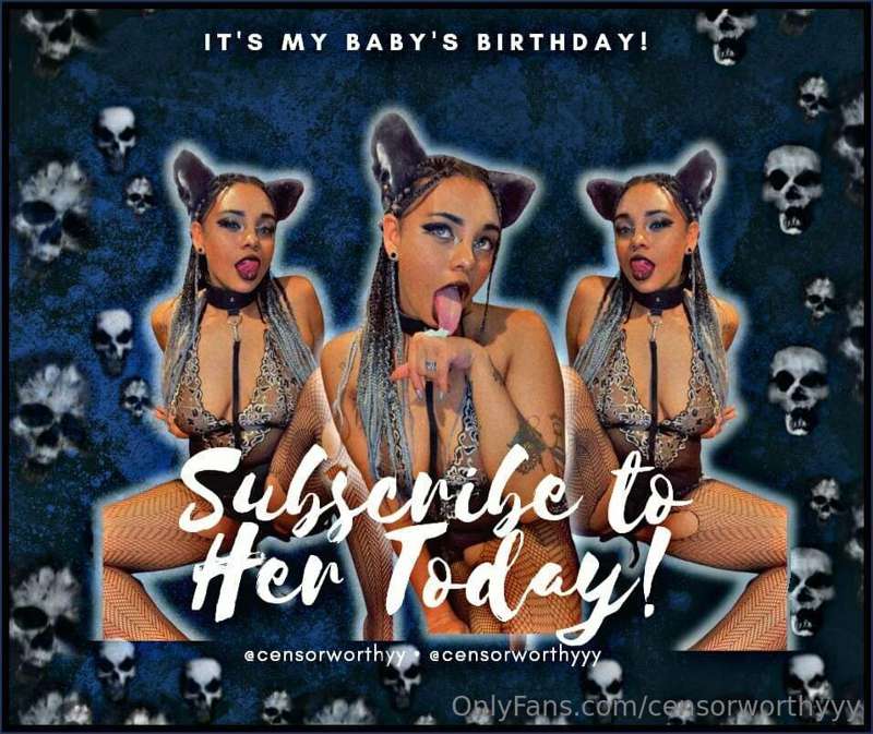 # ***TODAYS MY BIRTHDAY!***
Help me celebrate by Tipping any..