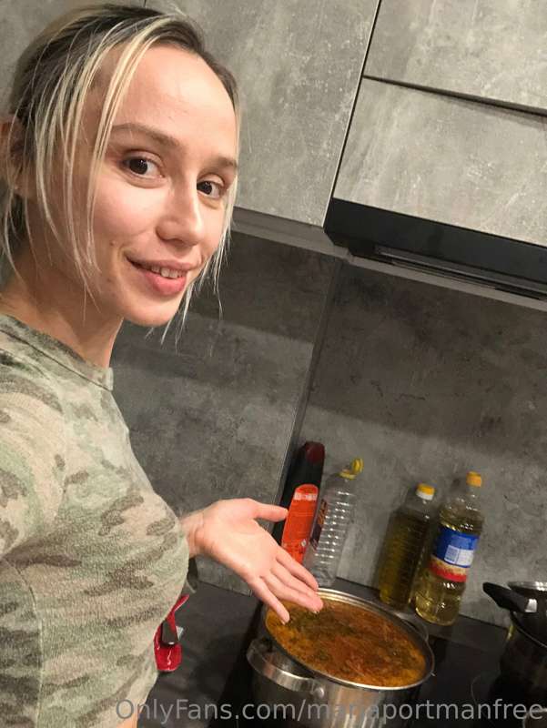 I just cooked Ukrainian red borsh