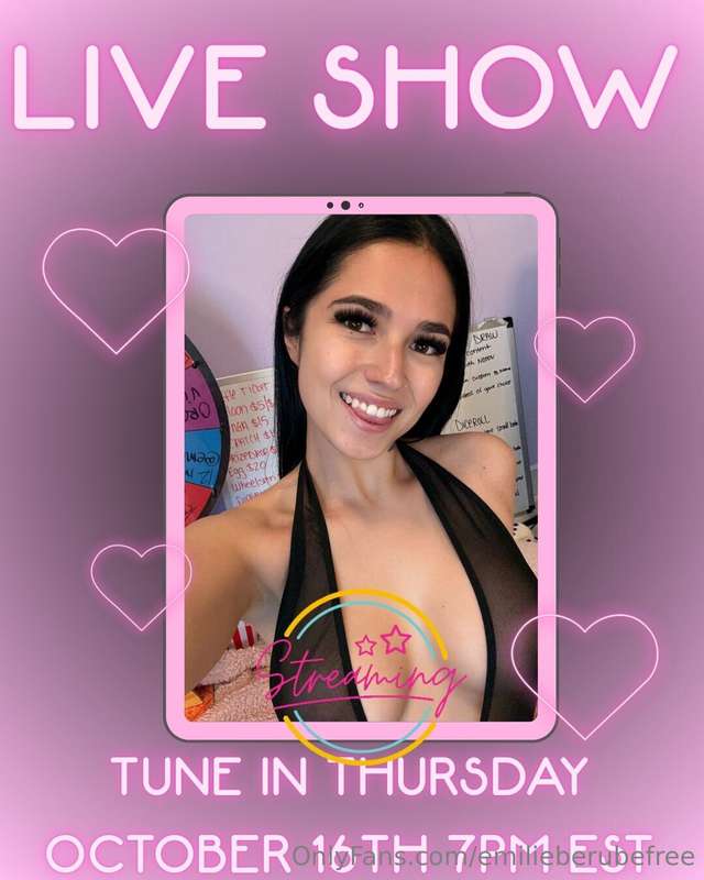 My next liveshow is almost here 👀🔥 Entry is just $5 here… bu..