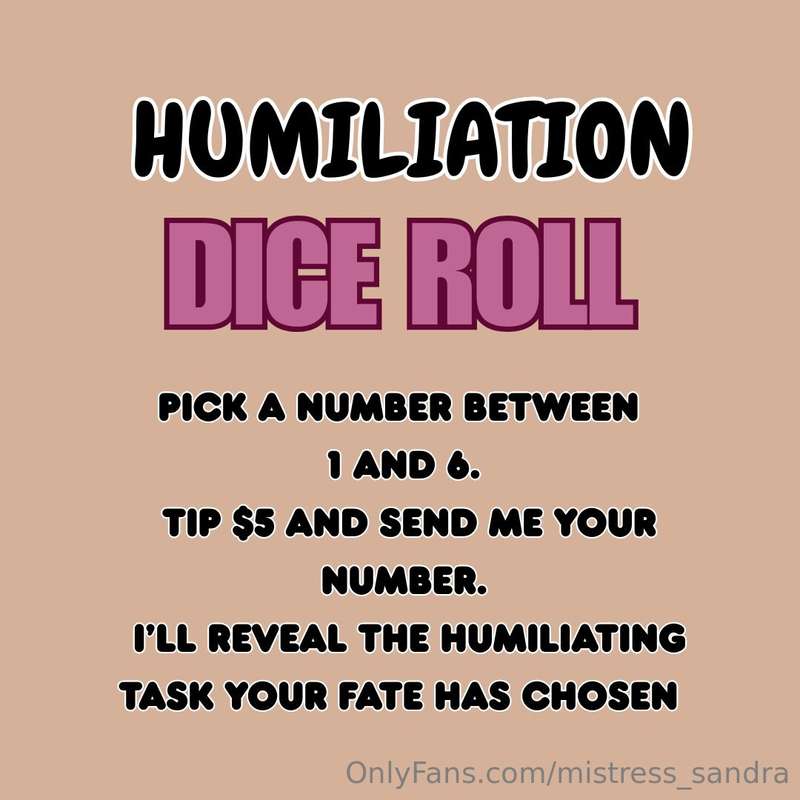 🎲 𝐈 𝐃𝐀𝐑𝐄 𝐘𝐎𝐔 𝐓𝐎 𝐑𝐎𝐋𝐋 𝐌𝐘 𝐃𝐈𝐂𝐄! 🎲