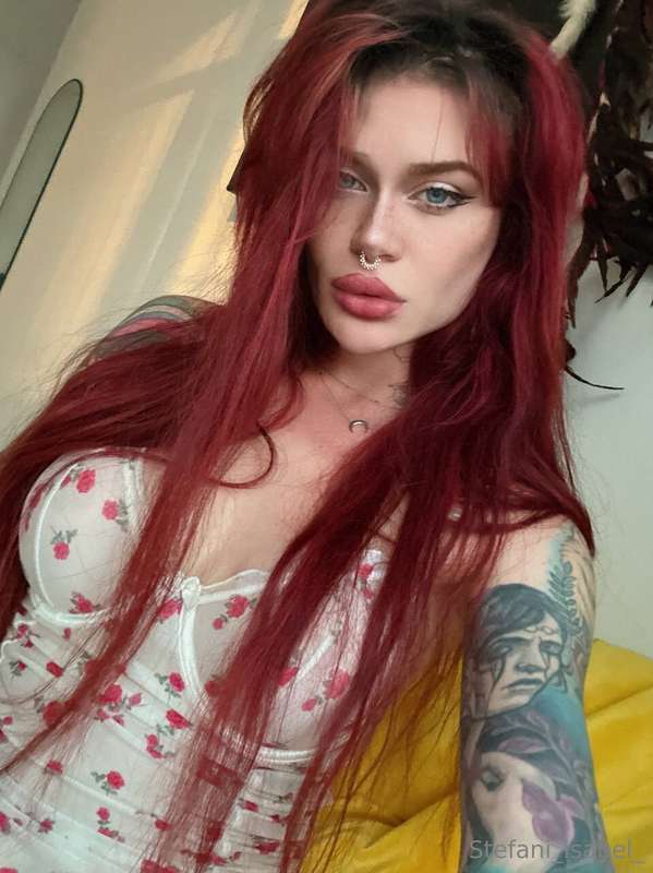 🌸 She’s a mystery wrapped in soft skin and inked secrets.💫 V..