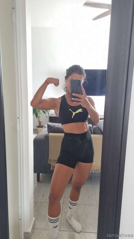 # You'd like to sweat with me? 

***Tip me $15 to get my las..