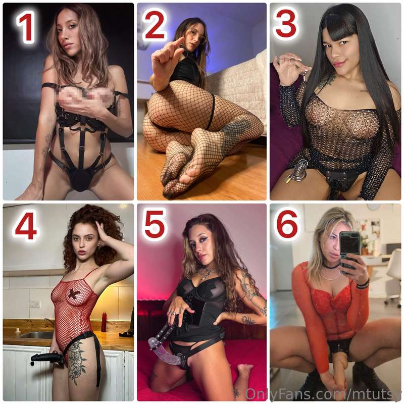 Choose your mistress wisely 😈 A whole lineup of goddesses re..