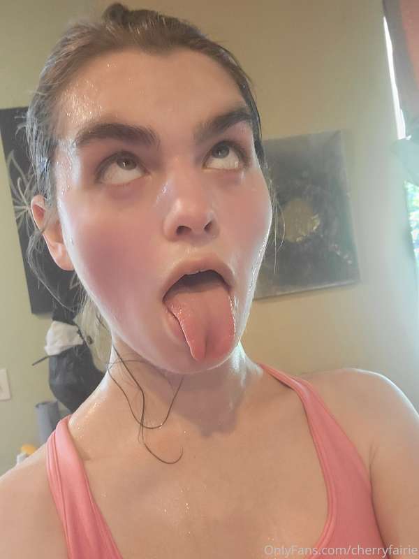 Me after I go for a run 🥰 I can get pretty sweaty... 🥵