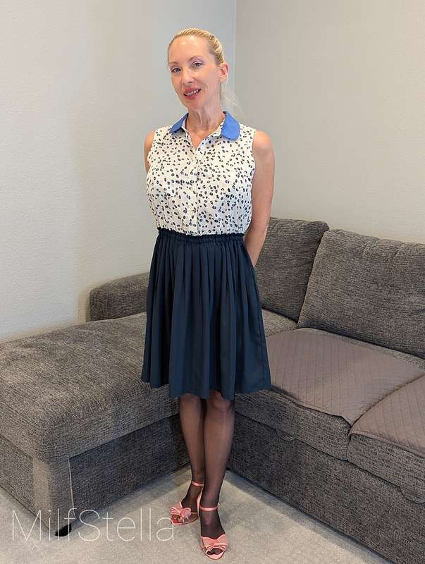 Do you like my dress? Want to see more of me? @only_stella 