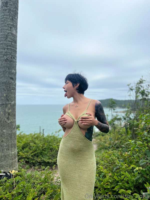 Mira que hermosa es la vista aquí …