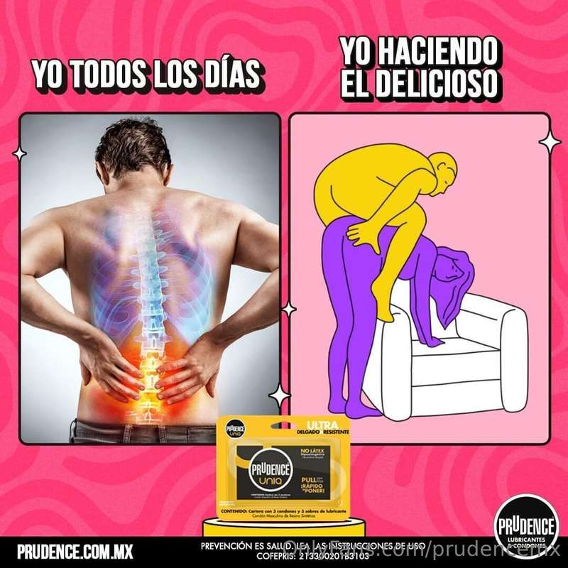 Ojalá ese fuera el motivo de mis achaques de la espalda. 🤣🤣