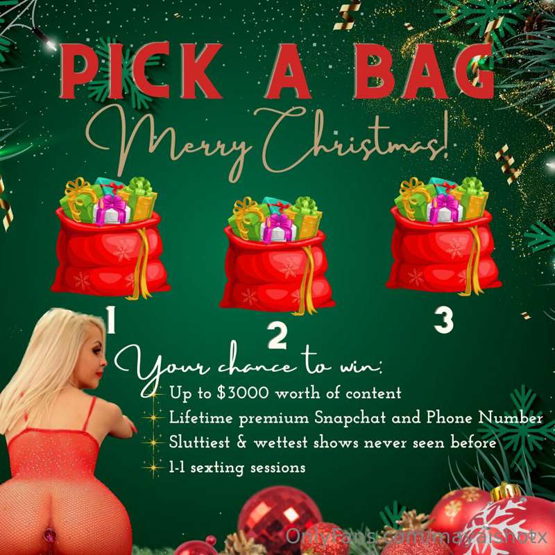 🎄𝐘𝐨𝐮𝐫 𝐂𝐇𝐑𝐈𝐒𝐓𝐌𝐀𝐒 𝐌𝐘𝐒𝐓𝐄𝐑𝐘 𝐁𝐀𝐆 𝐢𝐬 𝐰𝐚𝐢𝐭𝐢𝐧𝐠 🎁 𝐓𝐈𝐏 $𝟗.𝟗𝟗 𝐭𝐨 𝐨𝐩𝐞𝐧 𝐨..