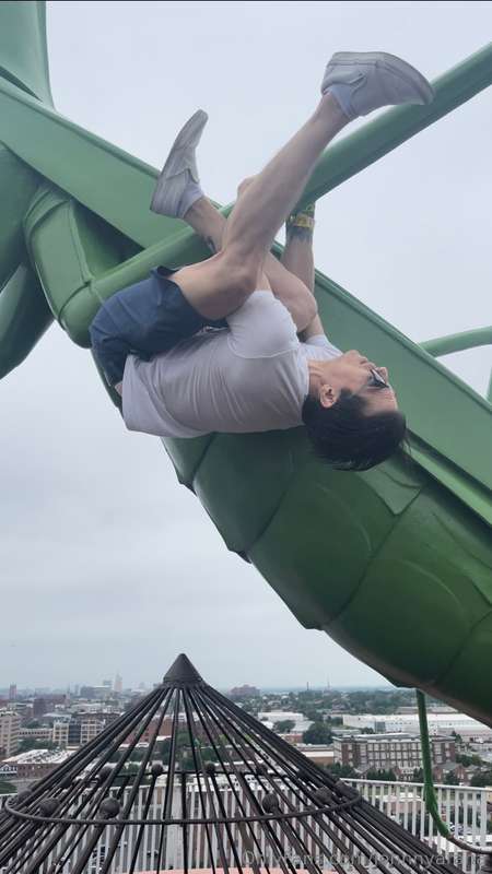 Just hangin’ at the City Museum in St. Louis 🙃
