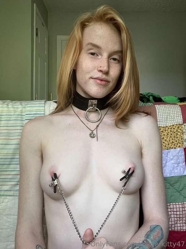 sensitive lil nipples made moreso by the clamps