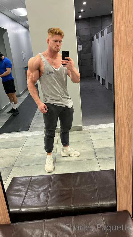 Gym vibes - getting pumped for the video session!