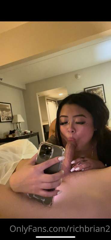 Filming herself