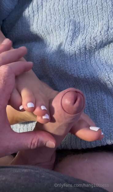 Unexpected foot fuck! I let him use my soles like that… now ..
