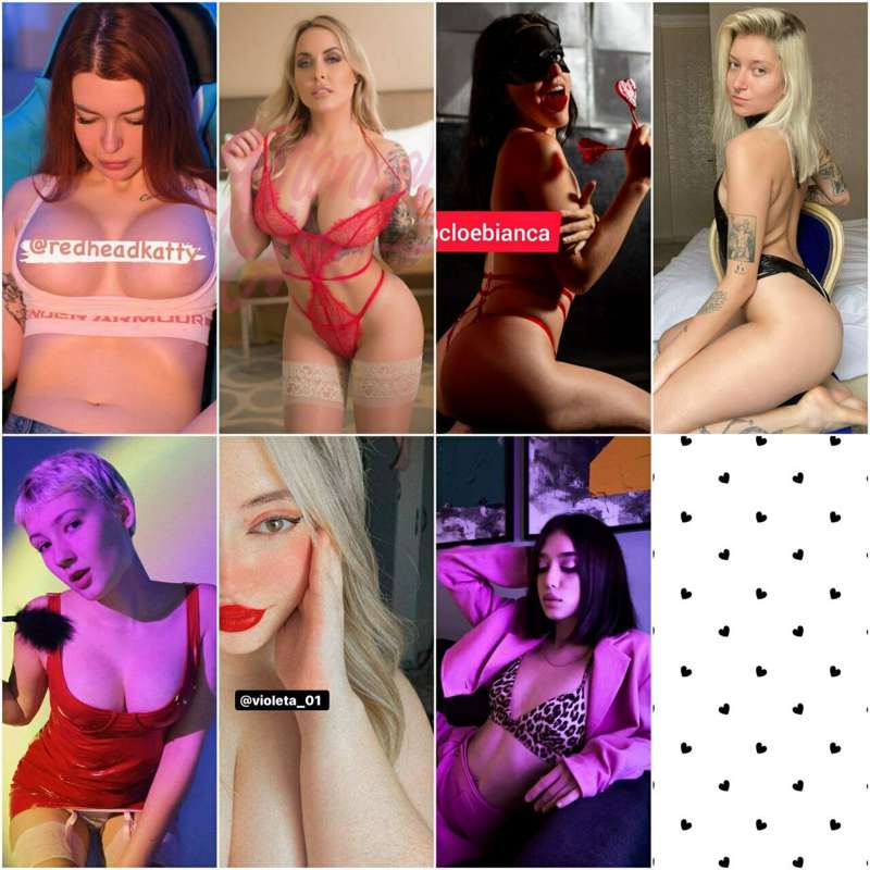 🧸 @redheadkatty 🎀
💜 @TheModelsRoom 💜
🍭 @cloebianca 💕
✨ @l_al..