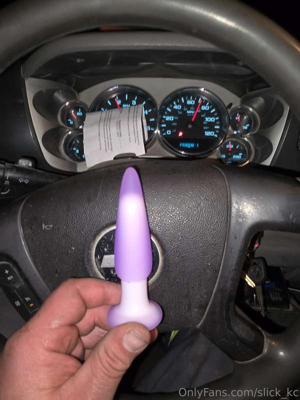 So hubby just bought me a new toy and vibrating anal plug!! ..