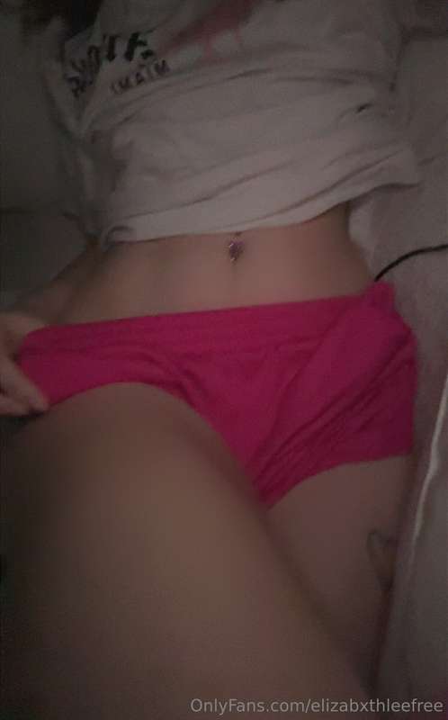 If you're a good boy I might just slide them all the way off..