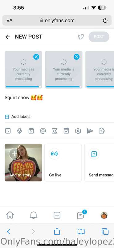 New videos just dropped on my XXX page 🥰 will be posting the..