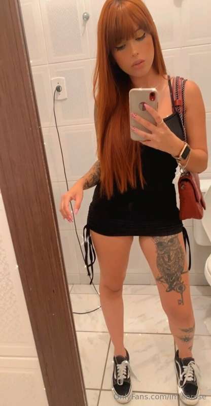 Would you lick my tattoo going up to my pussy, baby? 🙈👅