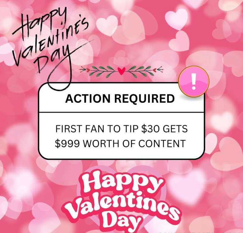 𝗘𝗫𝗖𝗟𝗨𝗦𝗜𝗩𝗘 𝗩𝗔𝗟𝗘𝗡𝗧𝗜𝗡𝗘'𝗦 𝗗𝗘𝗔𝗟 👩‍❤️‍💋‍👨this is only for the fan ..