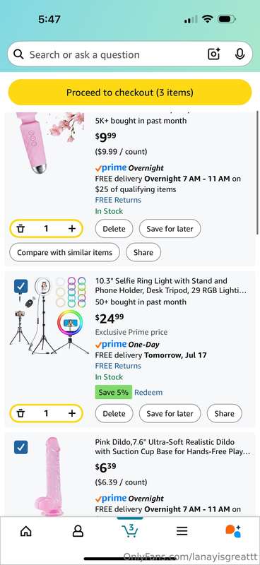Just ordered new toys! NEW CONTENT FINALLY COMING🌸🙈💕✨