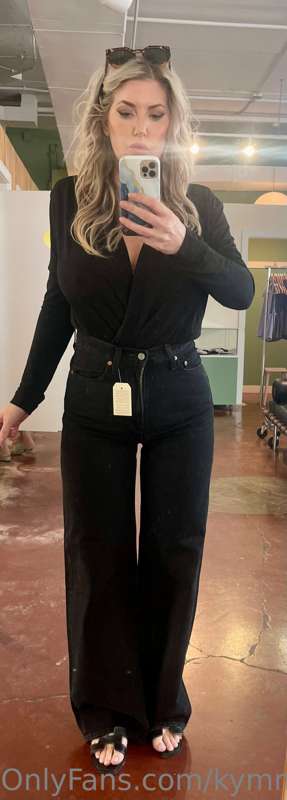 Jean shopping today.