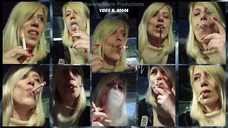 00048 # tnt smoking, listening to rock music in the carDurin..