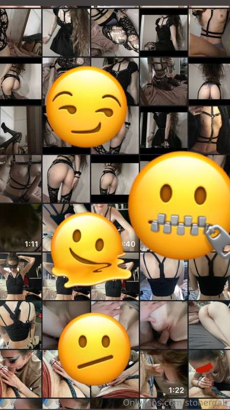 100+ videos of pics of when I was 18 and just getting into t..
