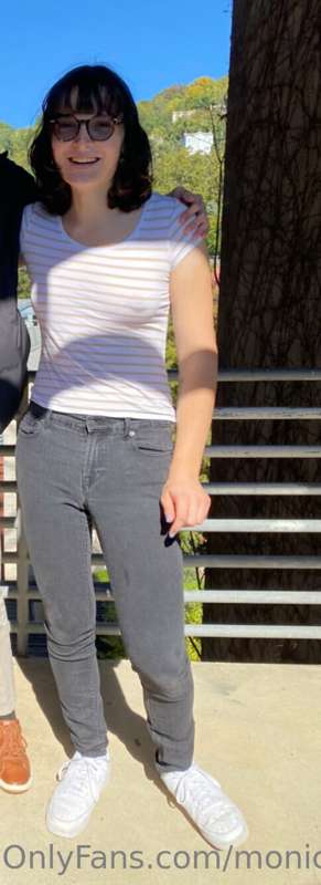 Maybe I should’ve wore a bra 🤭