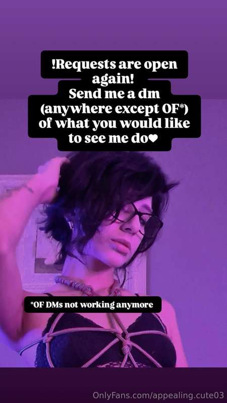I miss talking to you Love<3Send me a DM on Instagram, Reddi..