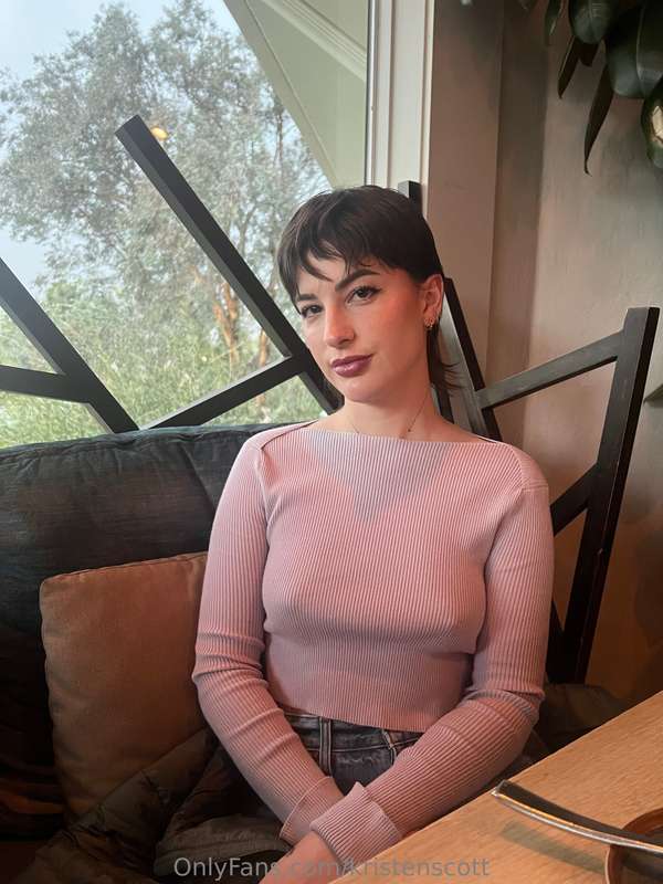 Would you be able to keep eye contact with me at dinner? Or ..
