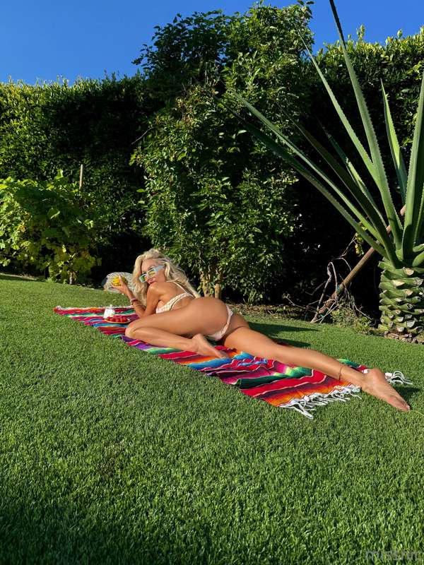Sometimes you just need to do a backyard photoshoot..The bra..