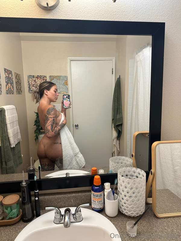 my mirror is dirty but so is my mind 