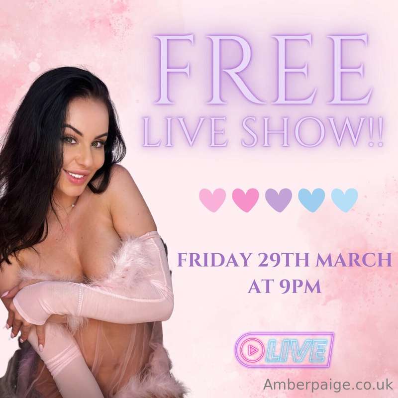 Who's joining me on Friday for my FREE live show?
