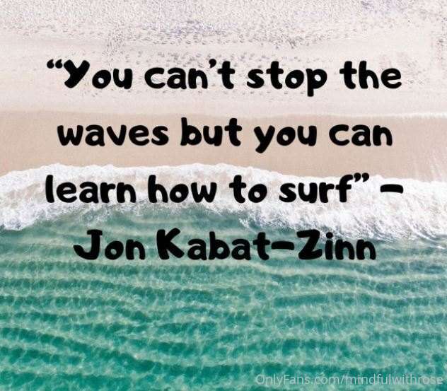 Or even better, you can learn to dive and while the waves (y..