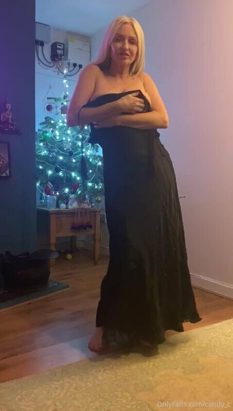 Watch this dress come down to leave my 34E-27-35 figure full..