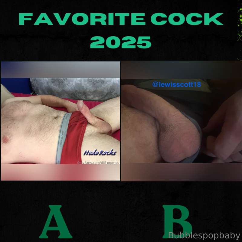 🍆 Favorite Cock 2025🍆ROUND 2$5 tip from fans or creators to ..