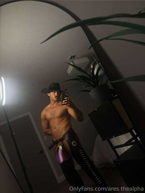 Fuvkkk these new chaps look good on Dm me to see my cock in ..
