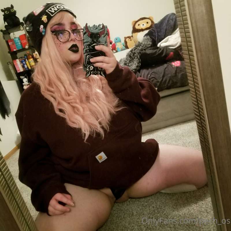 I felt cute, but it was really cold so I had to warm myself ..