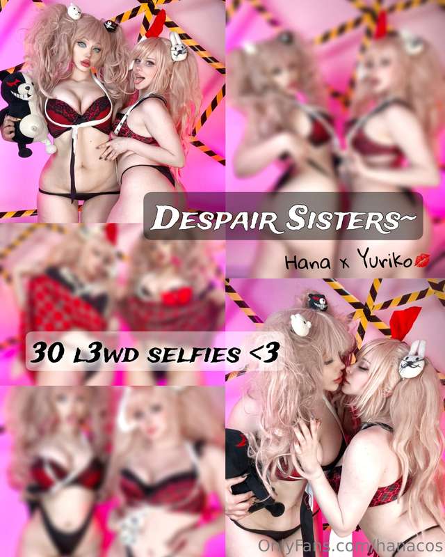 Me and @yurikotiger looked so cool as Junko and Mukuro that ..